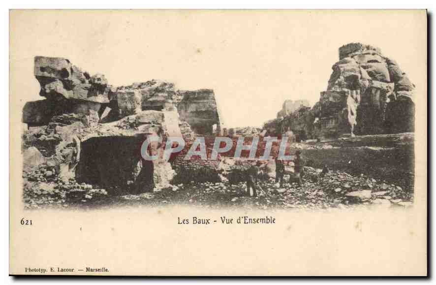 CPA Les Baux Vue d'Ensemble