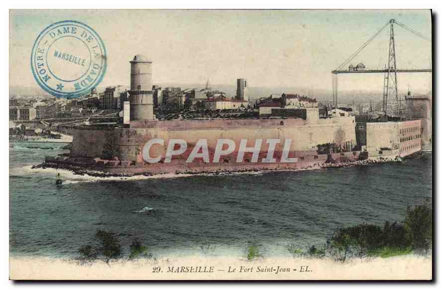 CPA Marseille Le Fort Saint Jean 