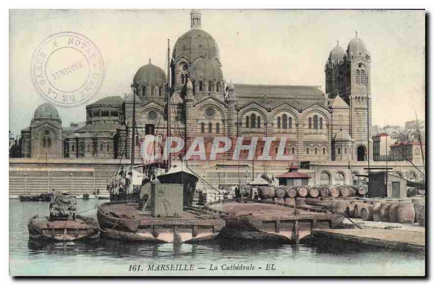 CPA Marseille La Cathedrale 