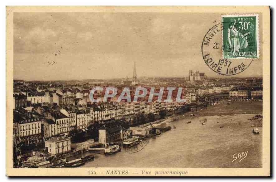CPA Nantes Vue panoramique 