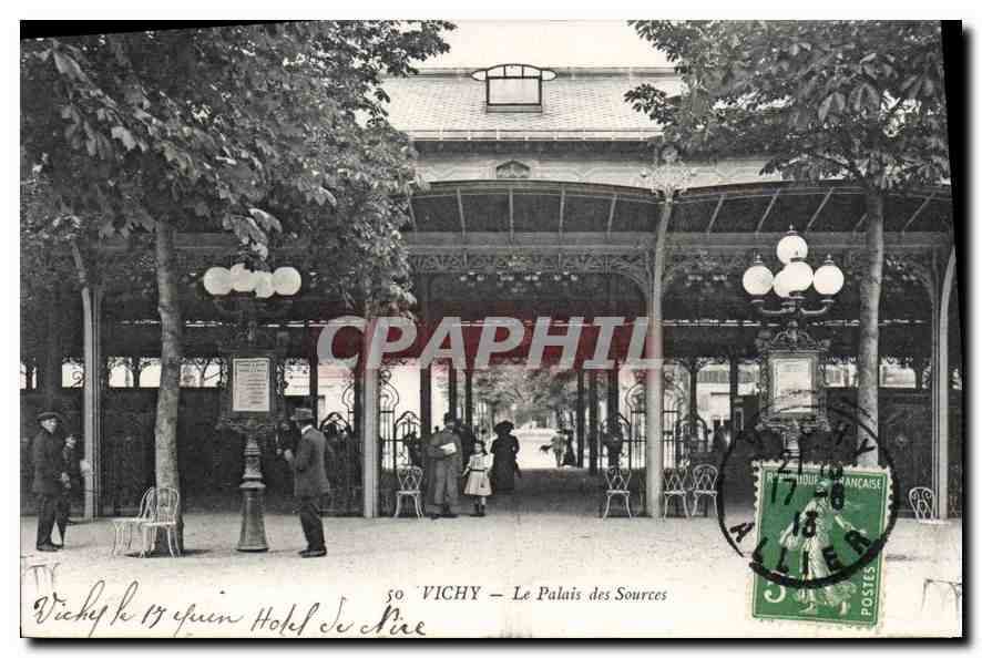 CPA Vichy Le Plais des Sources 