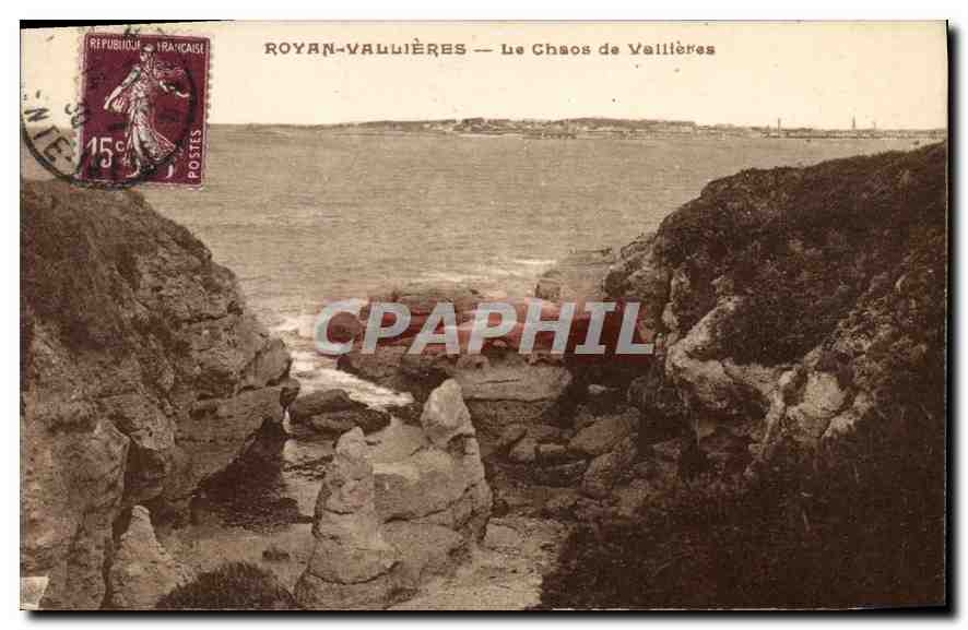 CPA Royan Vallieres Le Chaos de Vallieres 
