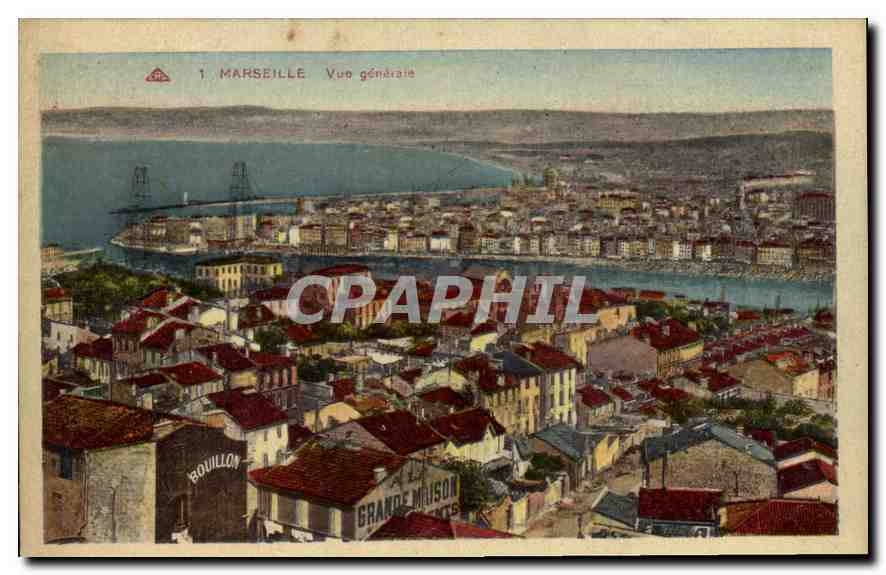 CPA Marseille Vue generale 