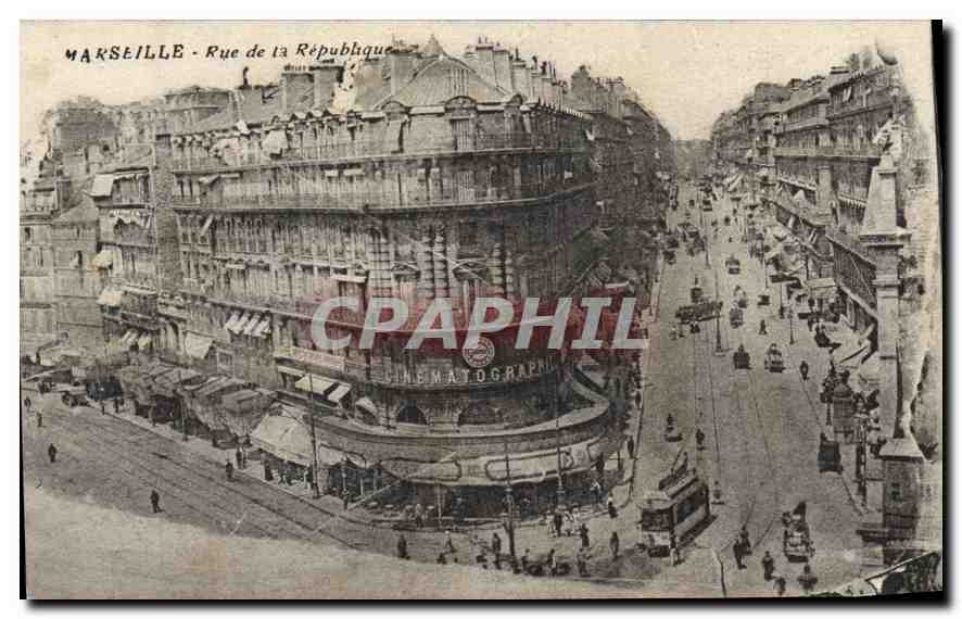 CPA Marseille Rue de la Republique 