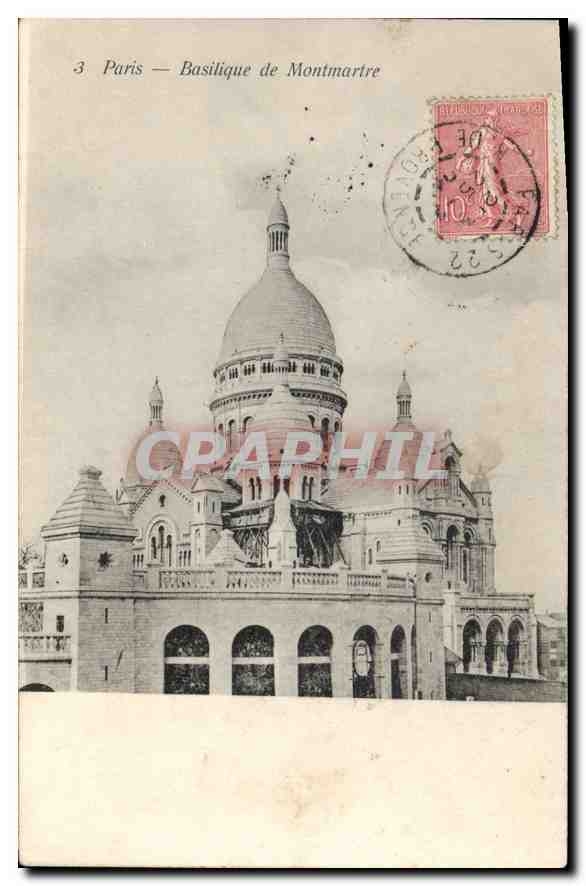 CPA Paris Basilique de Montmartre 
