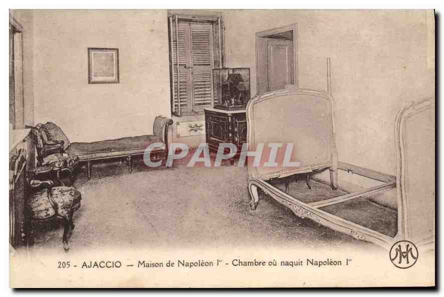 CPA Ajaccion Maison de Napoleon 1er