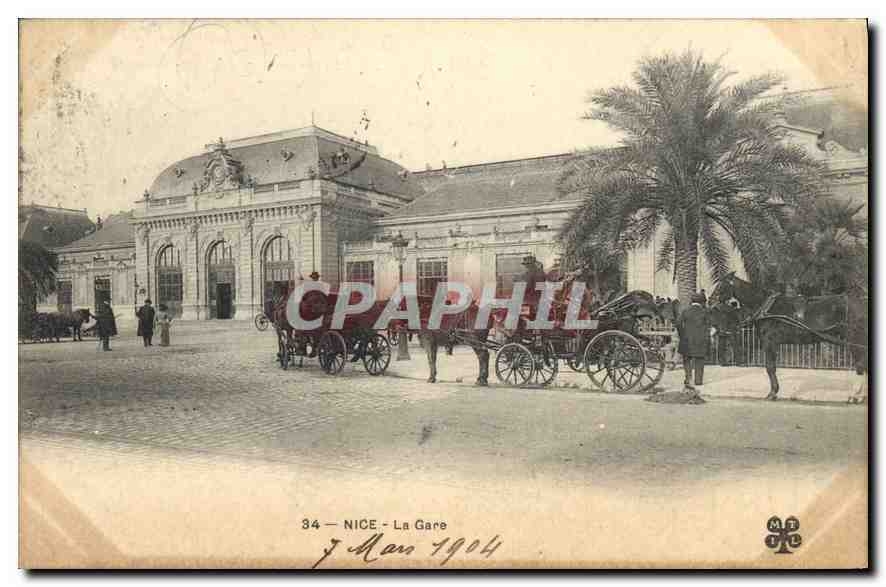 CPA Nice La Gare 