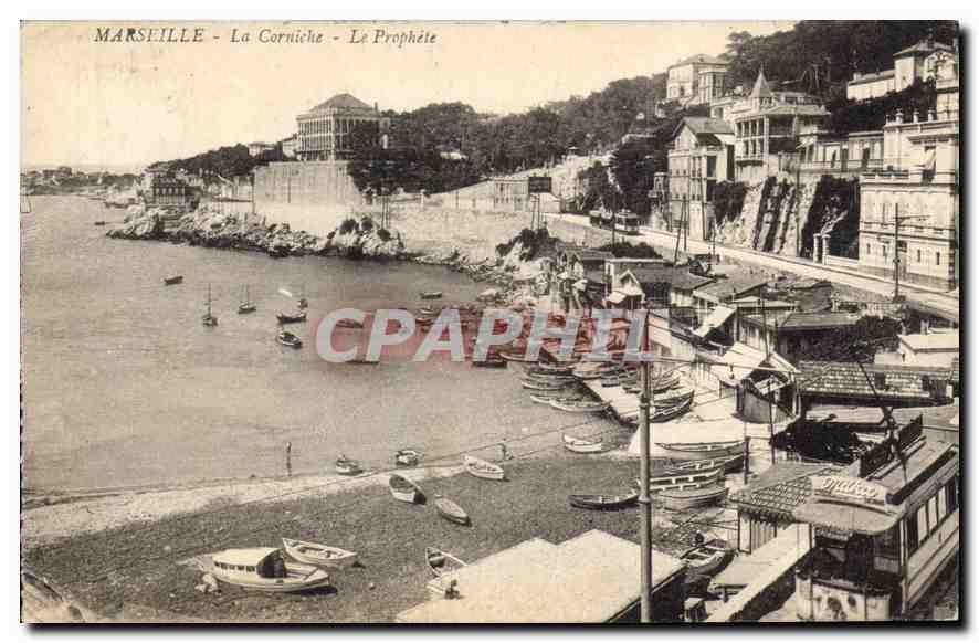 CPA Marseille La Corniche Le Prophete 