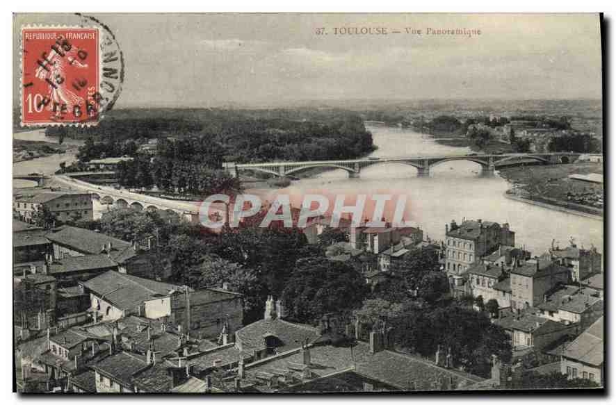 CPA Toulouse Vue Panoramique 