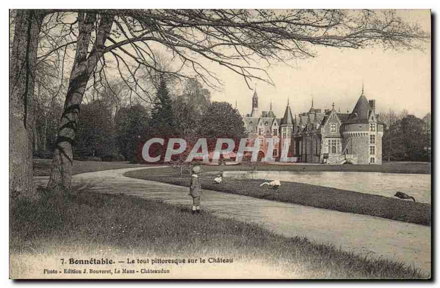 CPA Bonnetable Le tout pittoresque sur le Chateau
