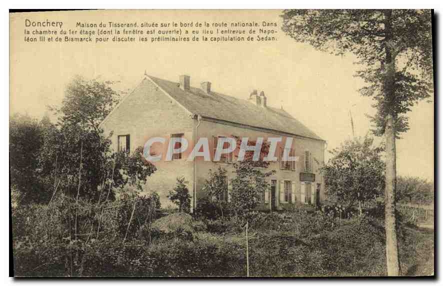 CPA Donchery Maison du Tisserand