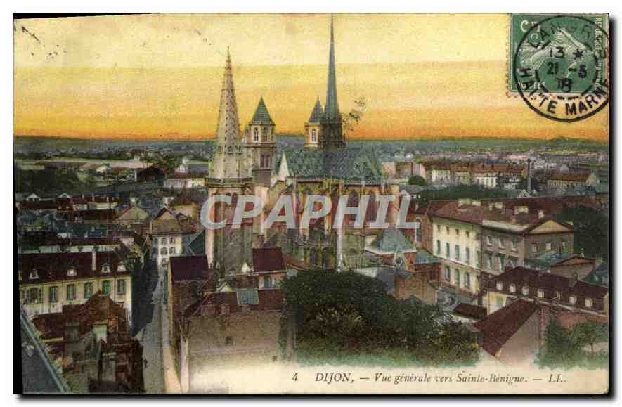CPA Dijon Vue generale vers Sainte Benigne 