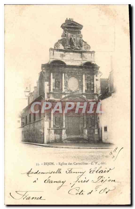 CPA Dijon Eglise des Carmelites 