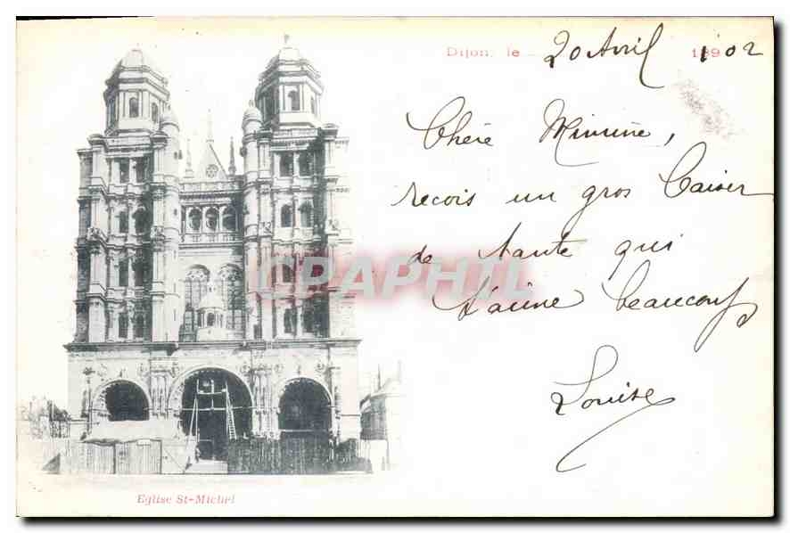 CPA Dijon Eglise St Michel 