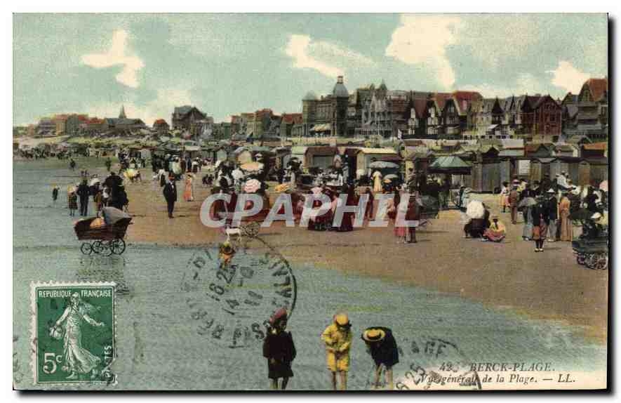 CPA Berck Plage Vue Generale de la Plage