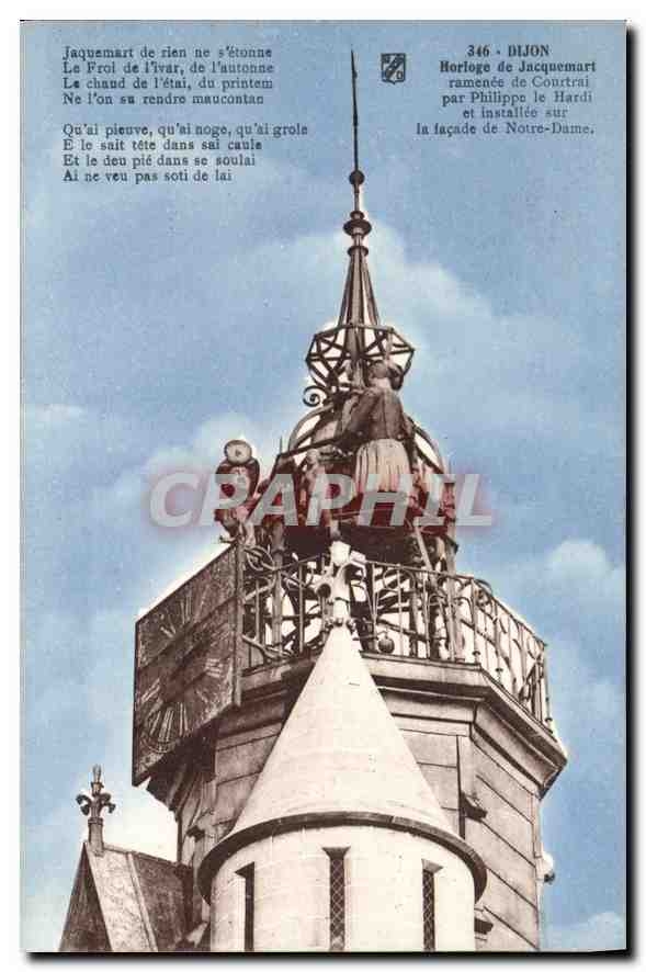 CPA Dijon Horloge de Jacquemart 