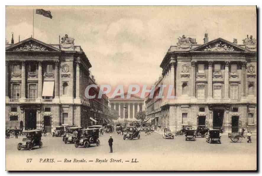CPA Paris Rue Royale 