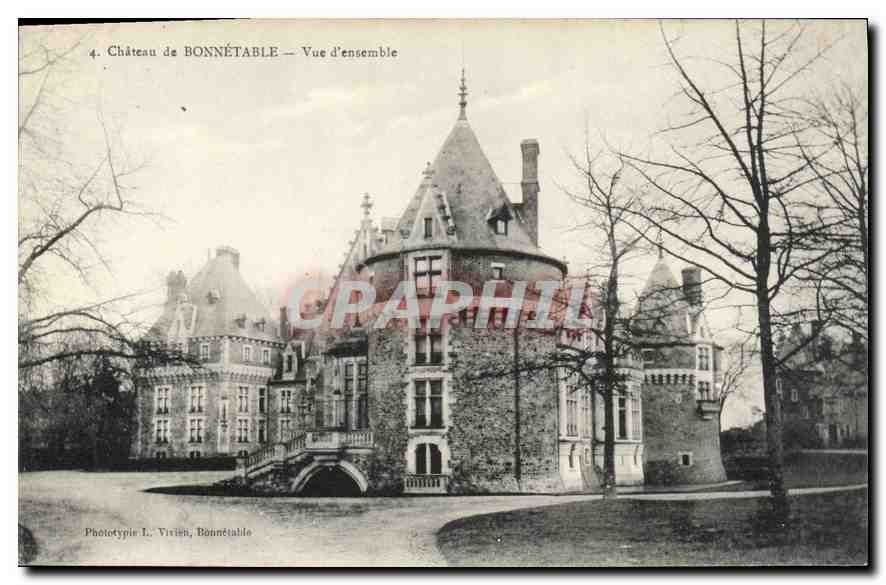 CPA Chateau de Bonnetable Vue d'ensemble