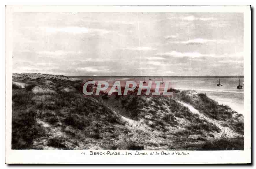 CPA Berck Plage Les Dunes et la Baie d'Authie