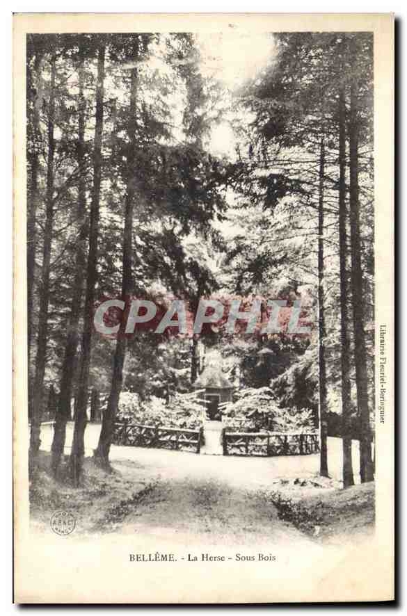 CPA Belleme La Herse Sous Bois 
