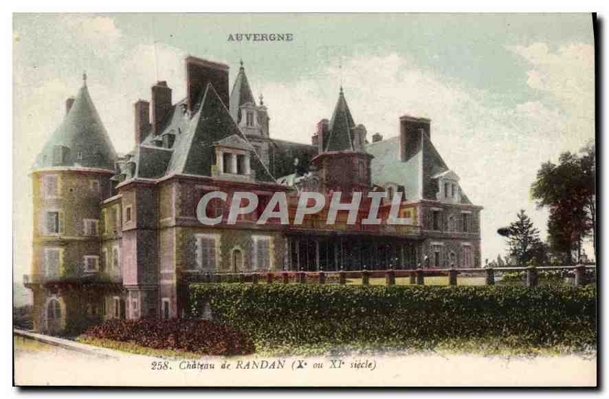 CPA Auvergne Chateau de Randan 