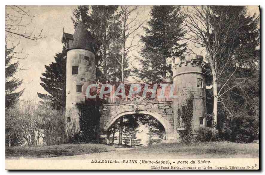 CPA Luxeul les Bains Haute Saone Porte du Chene