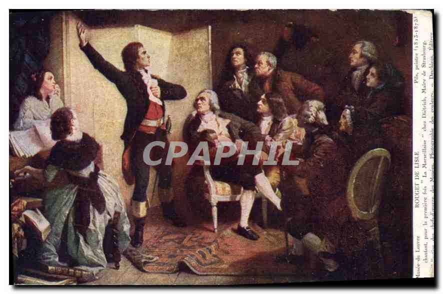 CPA Rouget de Lisle Musee du Louvre 