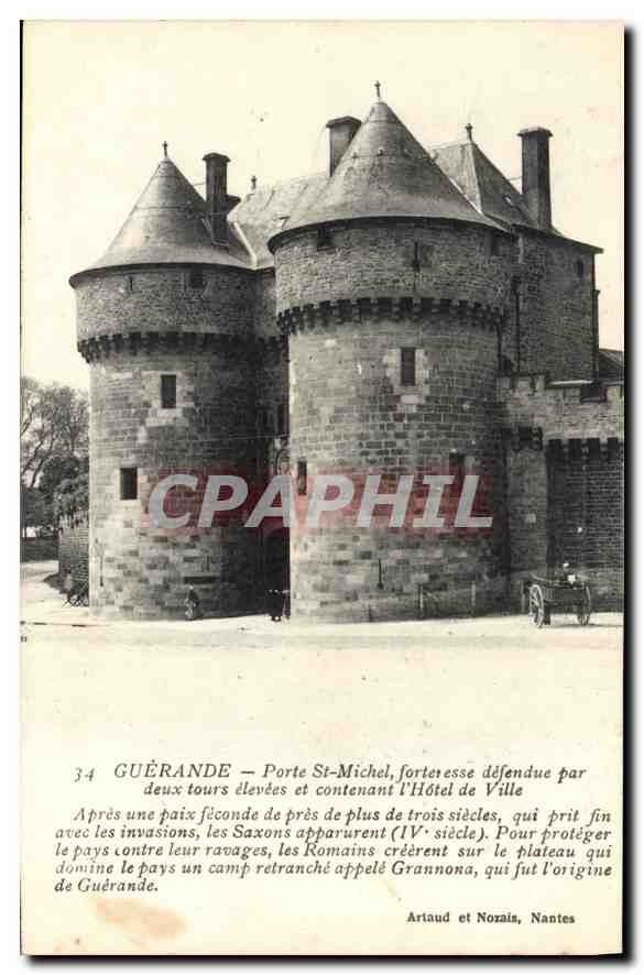 CPA Guerande Porte St Michel 