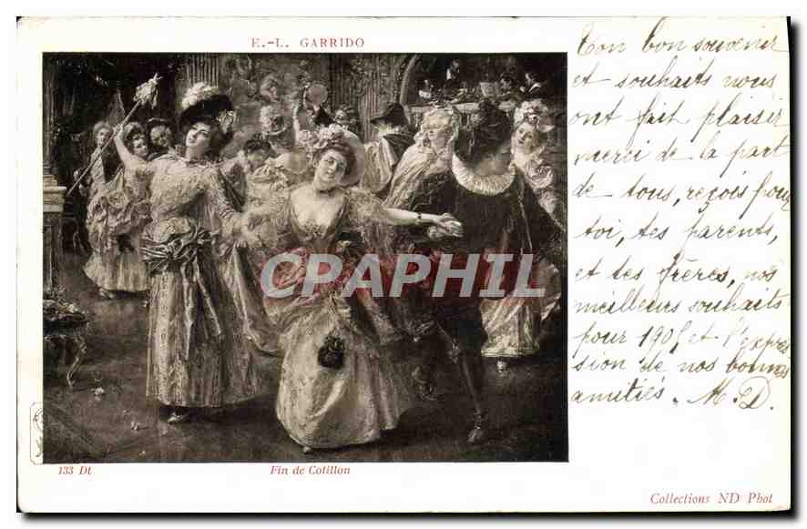 CPA E L Garrido Fin de Cofillon 