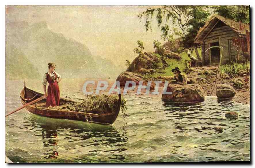 CPA H Dahl Pinx Liebesgrull 