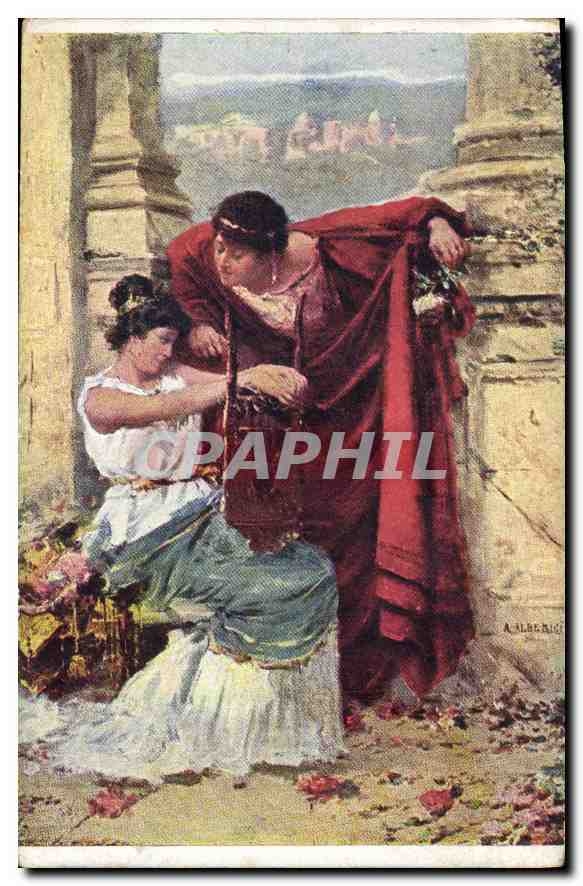 CPA Alberici Duverne slovicko Vertrauliches Wortlein 