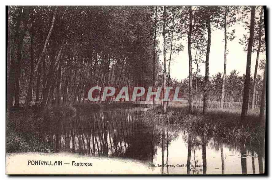 CPA Pontvallain Fautereau 
