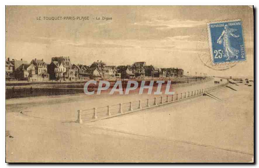 CPA Le Touquet Paris Plage La Digue 