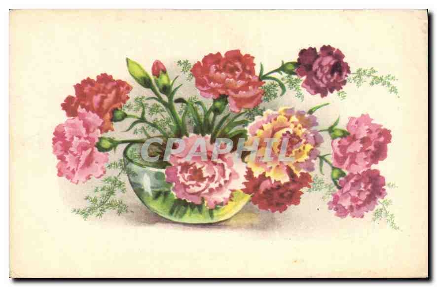 CPA Fantaisie Fleurs