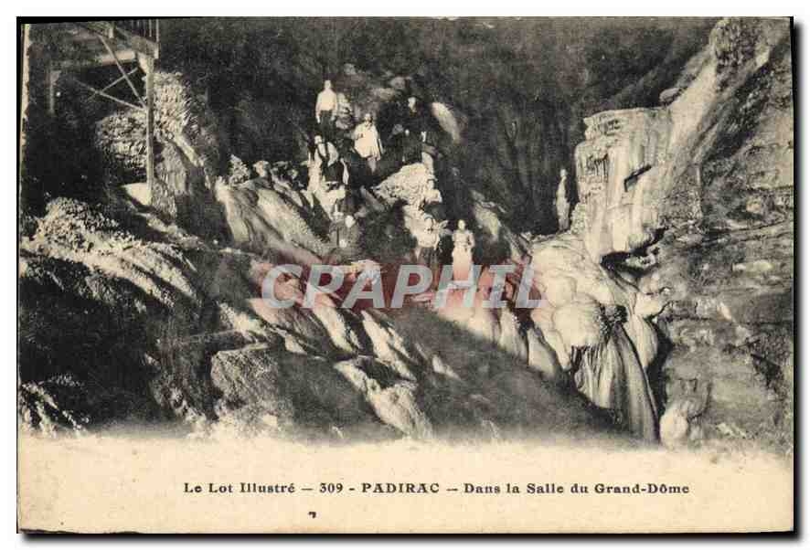CPA Padirac Dans la Salle du Grand Dome