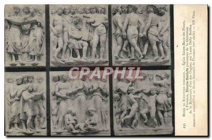 CPA Musee de Sculpture Comparee Eglise Sainte Marie des Fleurs Florence