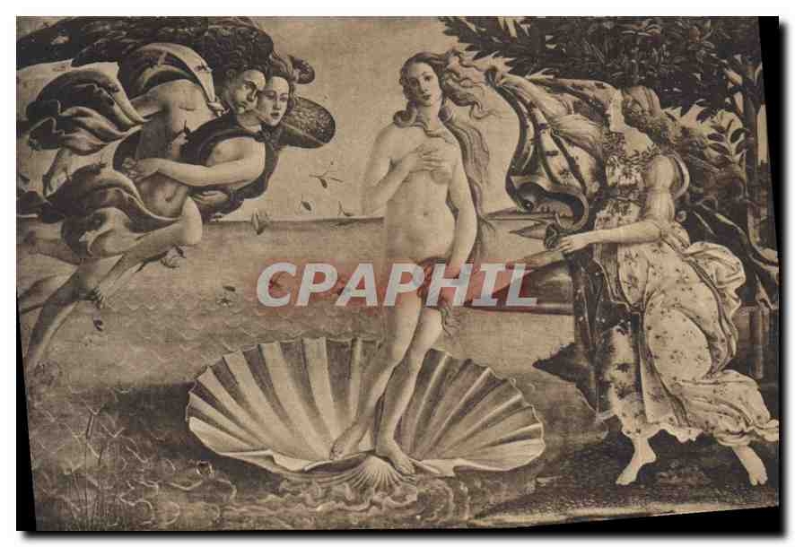CPA Firenze R Galleria Uffizi La nascita di Venere 