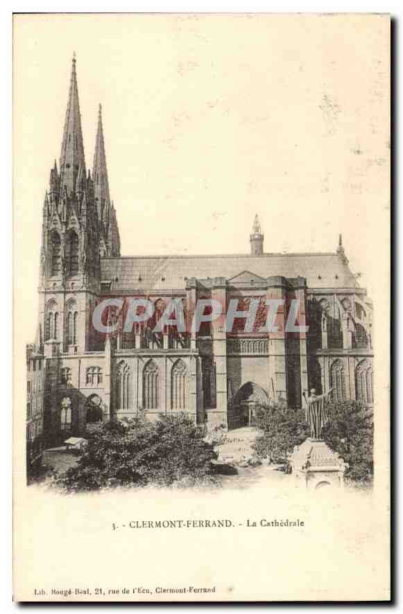 CPA Clermont Ferrand La Cathedrale