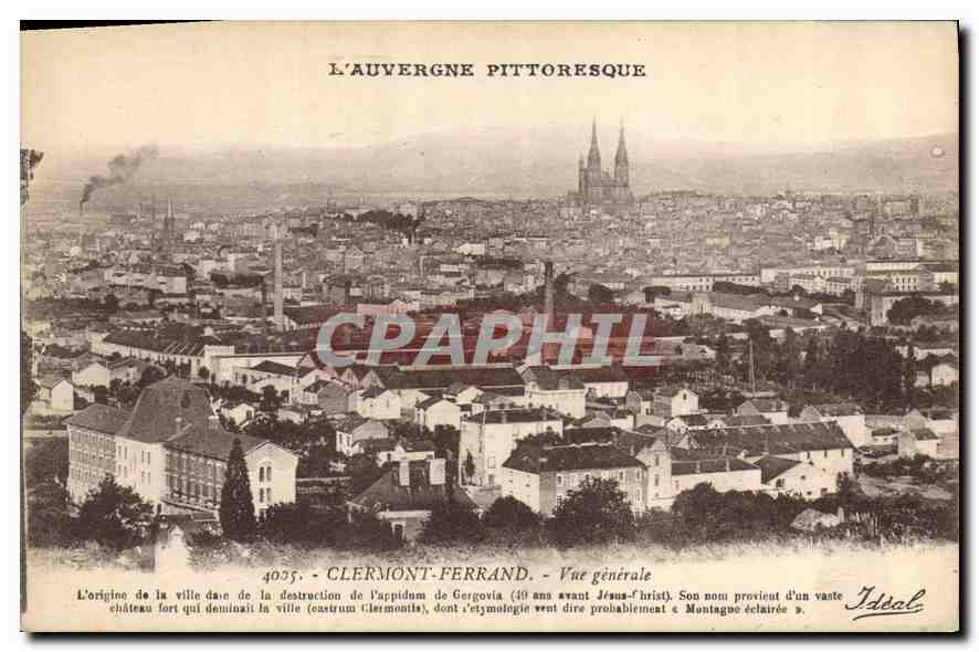 CPA Clermont Ferrand Vue generale