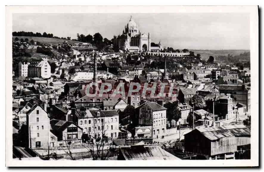 CPA Lisieux Vue generale vers la Basilique