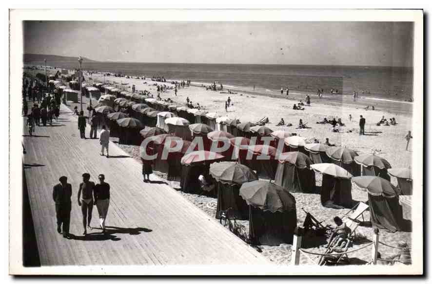 CPA Deauville La Plage Fleurie La Plage La Mer