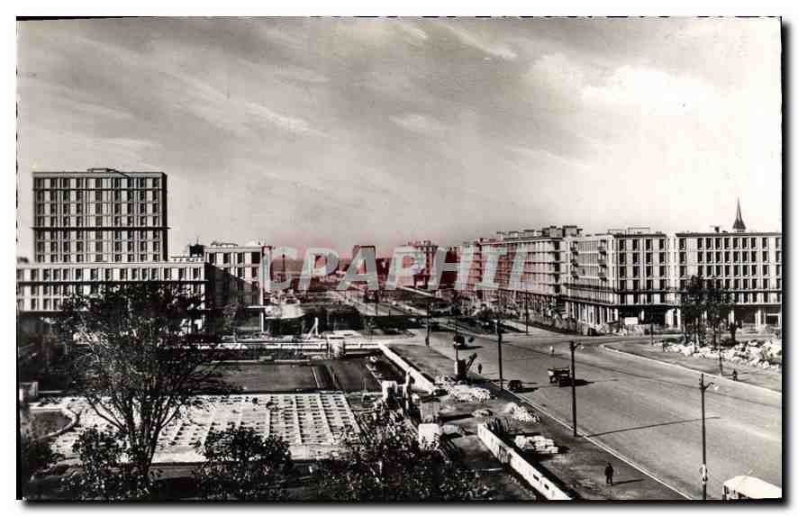 CPA Le Havre L'Avenue Foch et les nouveaux immeubles 