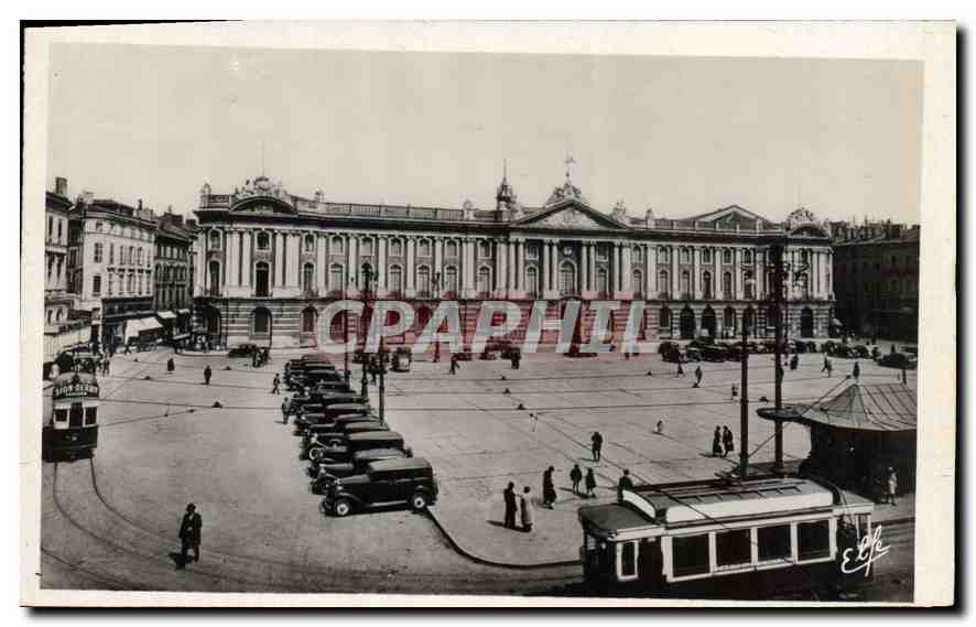 CPA Toulouse Facade du Capitole Hotel de Ville 