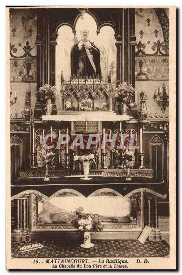 CPA Mattaincourt La Basilique La Chapelle du Bon Pere et la Chase 