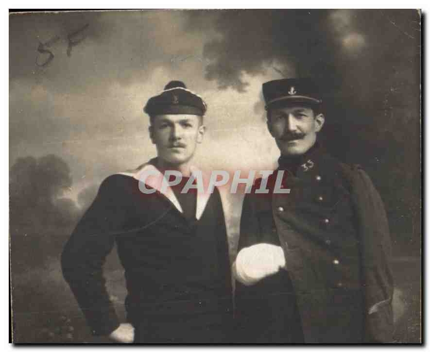 Militaria Marin Soldat (n°33 sur le col)Cheval Vache