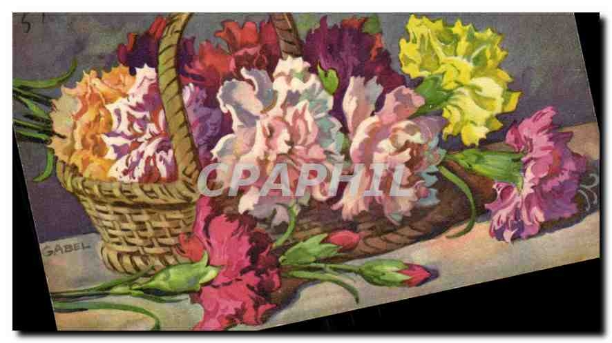 CPA Fantaisie Fleurs