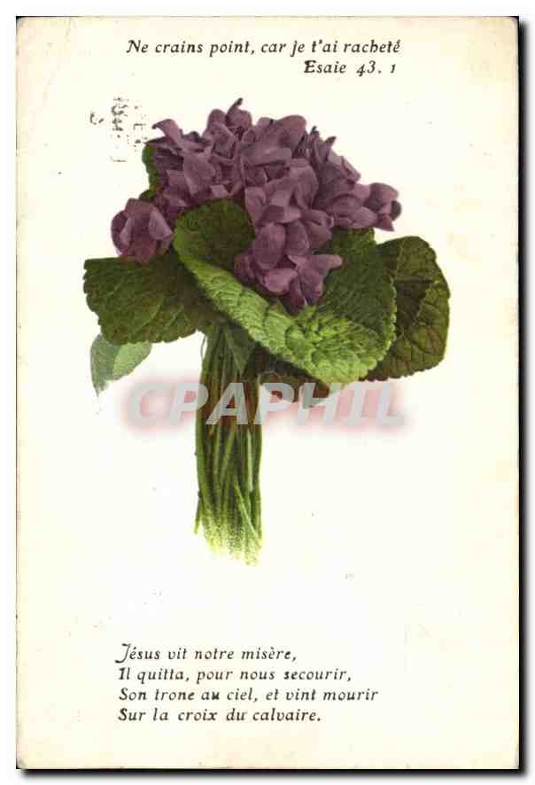 CPA Fantaisie Fleurs