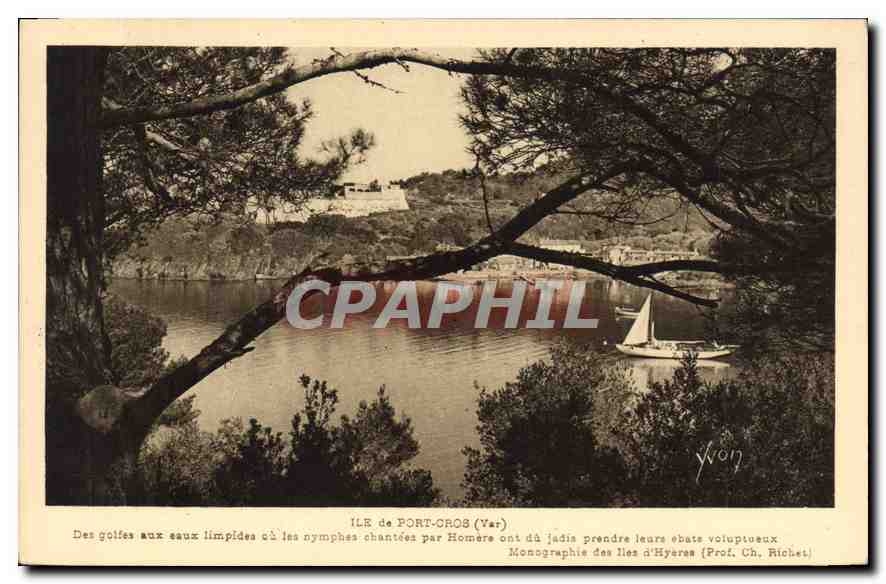 CPA Ile de Port Cros Var 