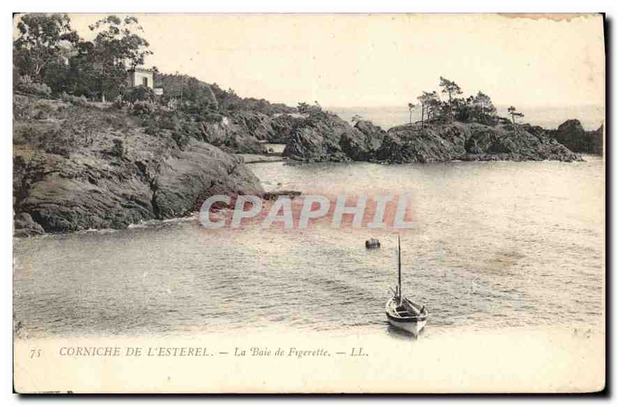 CPA Corniche de l'Esterel La Baie de Figerette 