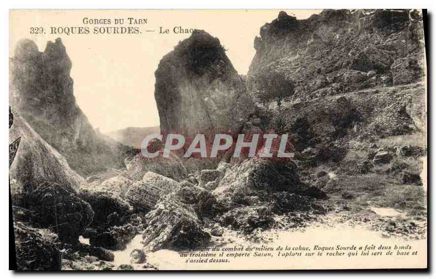 CPA Gorges du Tarn Roques Sourdes Le Chaos